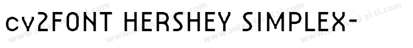 cv2FONT HERSHEY SIMPLEX字体转换